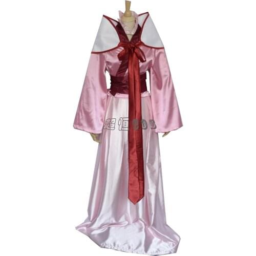 2021 Anime Code Geass Sumeragi Kaguya Cosplay Costumes Pink Combat Uniform Dress Female Role Play Prop Clothing Custom-Make Any