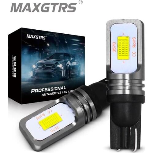 2x W5W T10 LED Canbus Light Bulbs for Parking Position Light Interior Map Dome Lights White Gold Ice Blue 12V for Audi BMW Benz