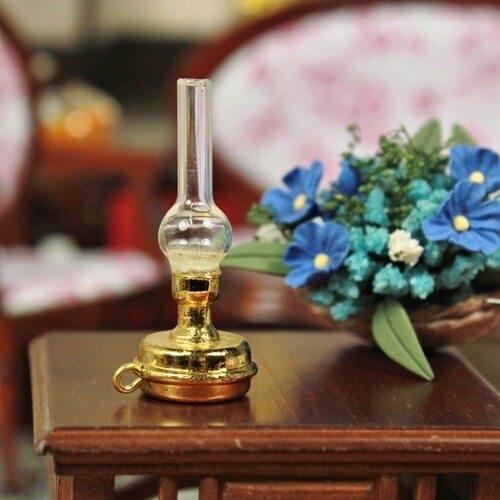 G06-X514 children baby gift Toy 1:12 Dollhouse mini Furniture Miniature rement Fake kerosene 1pcs