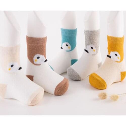 Baby Cartoon Socks Fox Pattern Cotton Hosiery for Private Baby Chaussette Enfant Fille Sock Kids Ankle Sokken