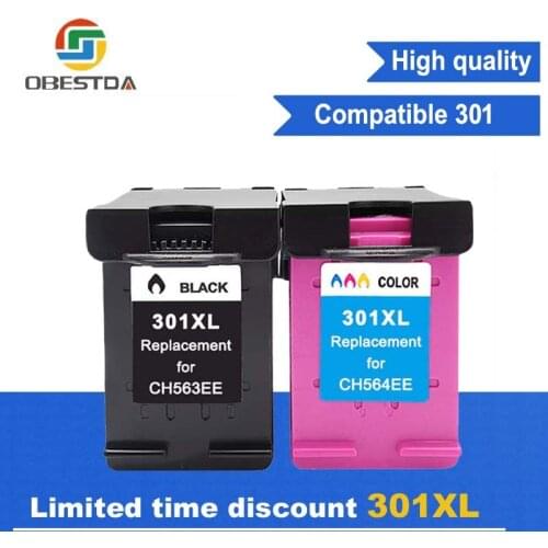 301XL Compatible ink cartridge for hp 301 HP301 301XL CH563EE CH564EE For HP Deskjet 1000 1050 2000 2050 2510 3000 3054 printer