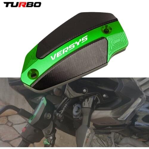 For Kawasaki VERSYS 650 1000 VERSYS650 VERSYS1000 Motorcycle CNC Front brake Fluid Cylinder Master Reservoir Cover Cap
