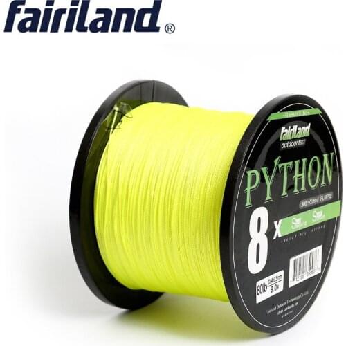 Fairiland 300M/328yd Fishing Line 8 strands braided fishing line Multifilament PE Fishing Line Carp Fishing Wire 21-80LB rope
