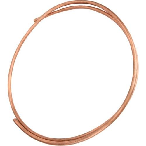 2m C1100 Copper Tube Pipe Soft Coil Tubing for Air Conditioner Refrigerator OD 9.5mm / ID 7.9mm