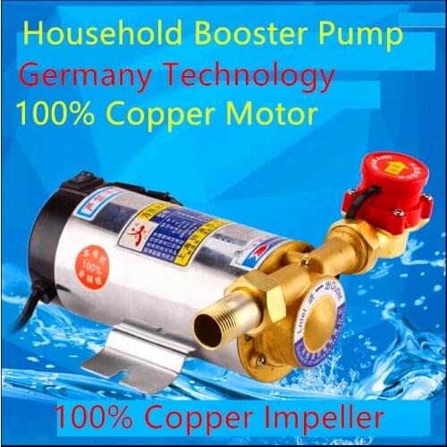100W Mini Household Booster Water Pump Water Circulation Pressure Pump For Shower Heating
