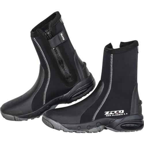 5MM Neoprene Scuba Diving Boots Water Shoes Vulcanization Winter Cold Proof HighUpper Warm Swimming Fins Spearfishing Surf Shoes