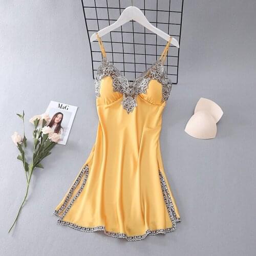 Babydoll Nightdress Homewear Cute Sleepshirts Women Nightdress Sexy Sling Nightgowns Ladies Lingerie Sleepdress