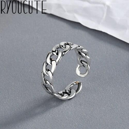 Original Design Popular Hollow Chains Finger Ring Simple Rings for Women Wedding Engagement Jewelry Gifts