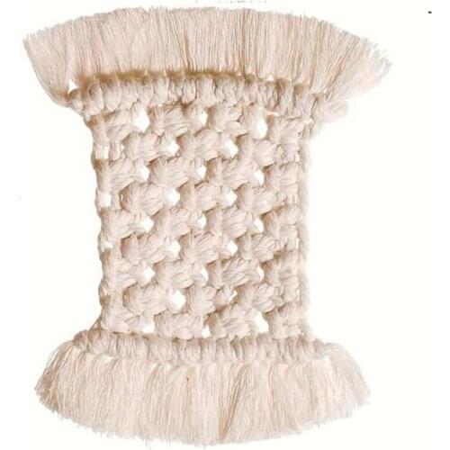 Pastoral Hand-woven Coasters Design New Placemat Bowl Mats Insulated Placemat Table Mats Coasters Kitchen Decoration Accessories