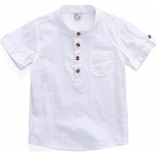 New 2019 Children Shirt for Boys Summer Childrens Clothing Boys Blouse Casual Short Sleeve Boys Shirt BC605