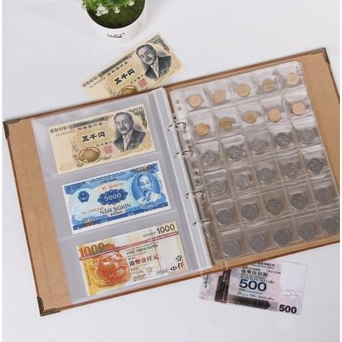 High Capacity Paper Money Collection Book RMB Coin Protection Folder Album Coin commemorative Coin Collection Book Photo Album