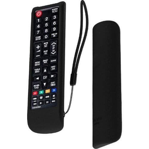 SIKAI Silicone Full Protective Case Cover for Samsung Smart TV BN59-01315A/01199F AA59-00817/00816A Dustproof Remote Holder Skin
