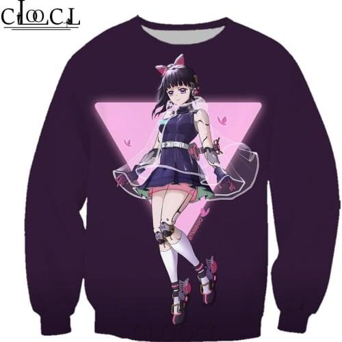 HX Kimetsu No Yaiba The Movie: Mugen Train 3D Print Men Women Sweatshirt Casual Long Sleeve Harajuku Tops Pullover Drop Shipping