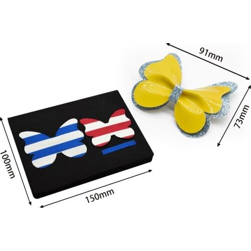 Die Cut Scrapbooking Templat Making Decor Supplies Dies Cuts Double-Layer Bow Cutting Die Suitable For Big Shot Sizzix Machines