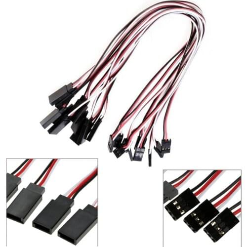 10pcs/lot 300mm RC Servo Extension Cord Cable Wire Lead for RC Car Helicopter