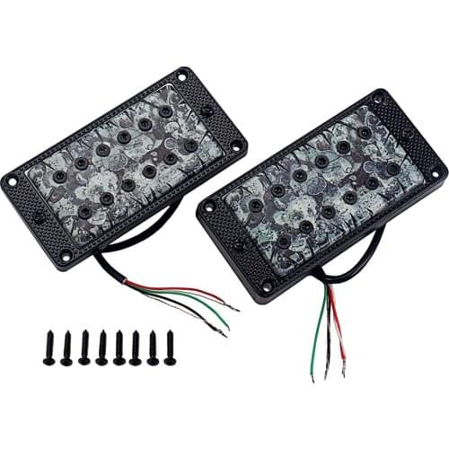 2 Pcs Guitar Humbucker Pickups for Electric Guitars with Mounting Screws