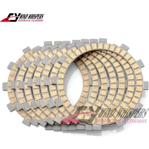 7PCS Motorcycle paper Friction Clutch plates disc For Kawasaki KDX 125 KDX200 KL 250 Super Sherpa KLX250S KLX 250 KLX 300 KLX250