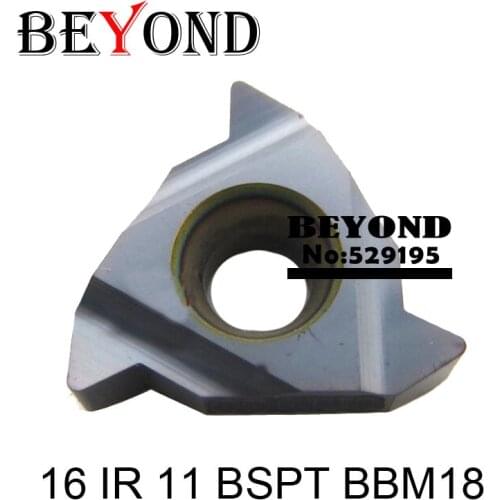 BEYOND 11 IR 16 IR 11/14/19 BSPT BBM18 BYM11 carbide inserts for lathe thread turning tool holder SNR SNR0012 11IR 16 IR steel