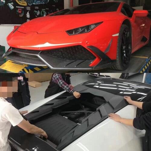 Mansory style bodykit carbon fiber front lip / side skirts rear diffuser rear bonnet hood for Lamborghini L610 bodykits bumpers
