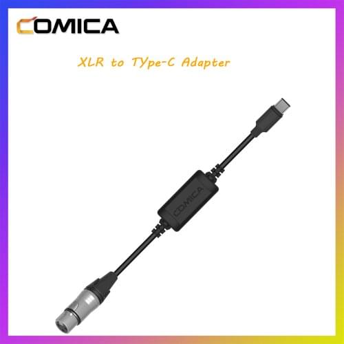COMICA CVM-XLR-UC XLR to USB C Microphone Cable, XLR Female to USB C Audio Adapter for USB Type C Smartphones
