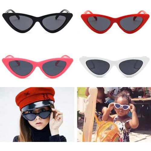 Cat Eye Kids Sunglasses Fashion Brand Child Sun Glasses Anti-uv Baby Sun-shading Girls Boys Sunglass Outdoor Car Eyewear