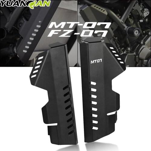 For YAMAHA MT07 MT-07 FZ07 FZ-07 MT FZ 07 2013-2016 2014 Motorcycle Radiator Cooling Tank Side Guards Cover Protector Decorative