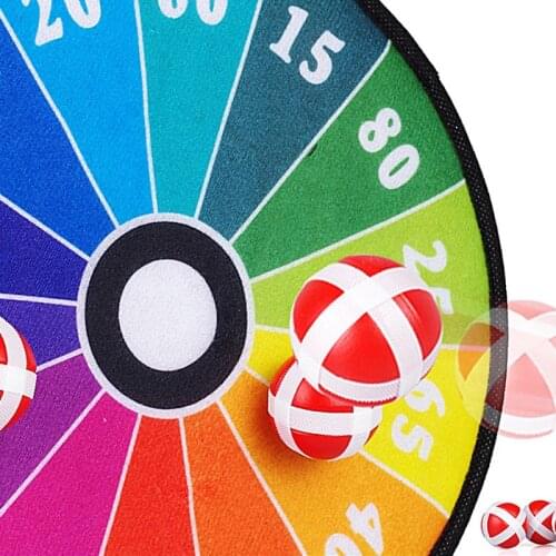 270C 27.5cm Kids Safety Dart Board Sports Toys Sticky Ball Game Indoor Outdoor Parent-child Interaction