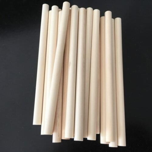 10PCS/lot Round Wooden Sticks DIY Handmade Model Wood Crafts Materials Supplies