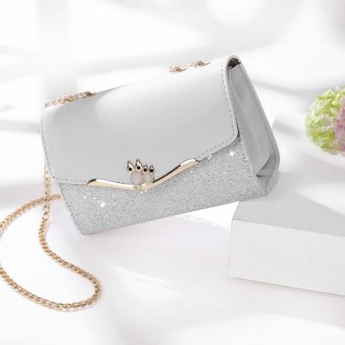 2021 hot womens bag fashion Mini xianglingge chain bag Single Shoulder Messenger Bag temperament girl Pu handbag