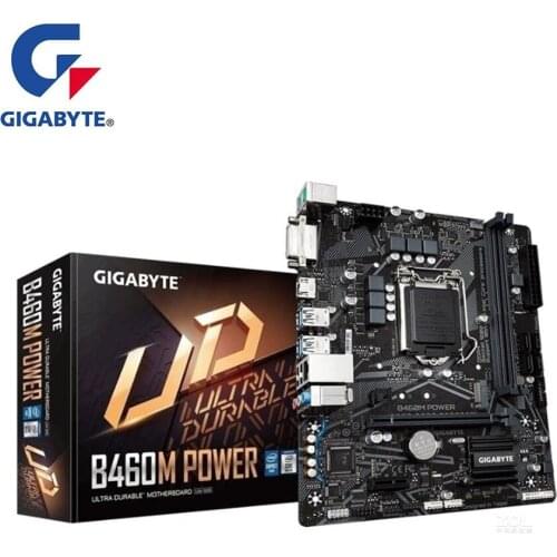 NEW For Gigabyte GA B460M POWER Motherboard LGA 1200 B460 Desktop Mainboard Support i3 i5 i7 10400F 10400 10100F 10700K