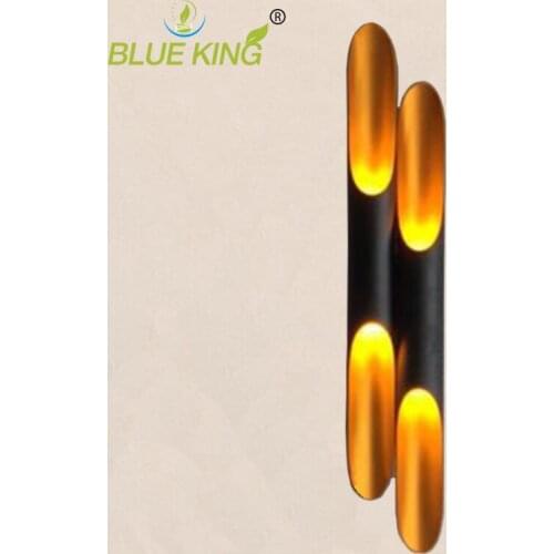 Oblique aluminum tube aluminum wall lamp modern creative personality restaurant aisle bar cafe art club engineering lamp