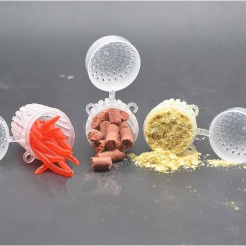 20 Pieces Of Mini Bait Cages For Feeding Fishing Lobster Bait Basket Feeder Bracket Fish Tool Accessories