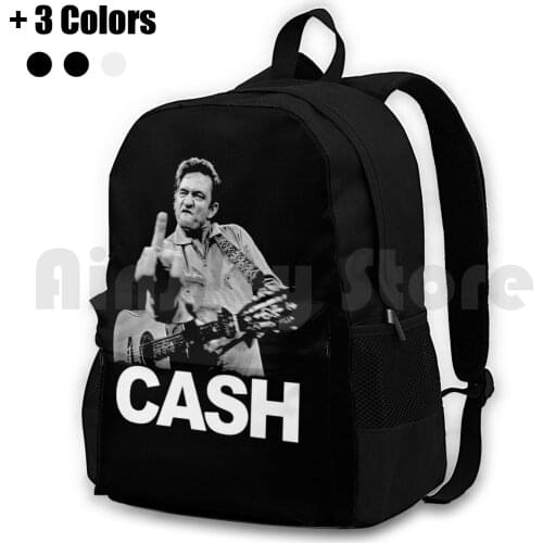Johnny Cash Outdoor Hiking Backpack Riding Climbing Sports Bag Cool Legendary Johny Johnny Money Coutry Punk And Roll You