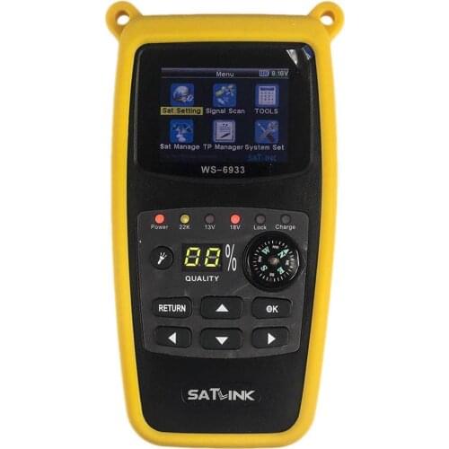 SATLINK WS6933 LCD Satellite Finder Meter Digital satellite tv receiver with Compass Digital Satellite Signal Finder Meter