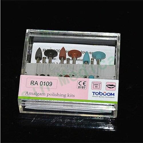 Dental Lab Polishing Burs Tips Cups Silicone Polisher Diamond Bur TOBOOM RA0109
