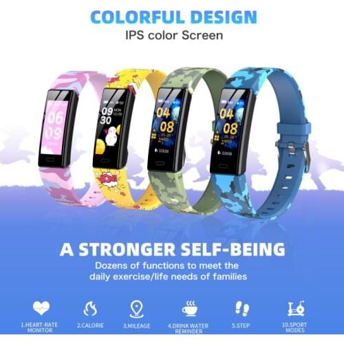 Y99PLUS Smart Watch Children And Adolescent Sports Waterproof Smart Bracelet Color Touch Heart Rate Sports Pedometer Bracelet
