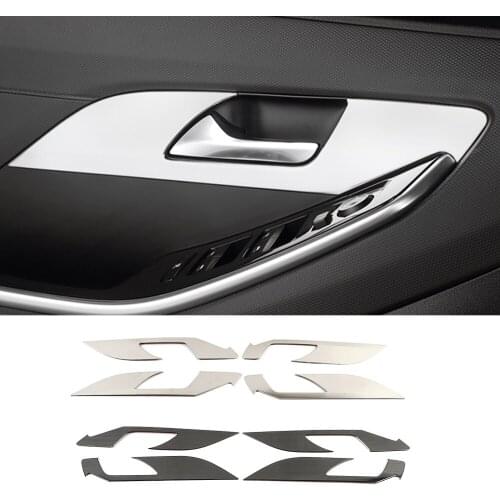 For Hyundai Creta IX25 2020 Inner Door Handle Bowl Cover Panel Frame Trim Stainless Steel Interior Moulding