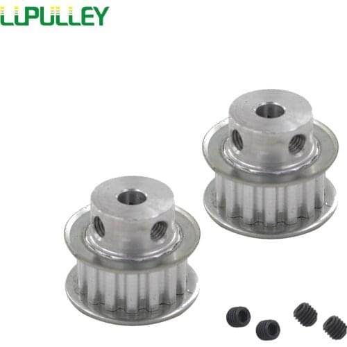 LUPULLEY 2PCS XL 14T Timing Pulley Bore 5/6/6.35/7/8/10mm Wheel Pulley Belt Width 11mm Synchronous Wheel Pulley For CNC Parts