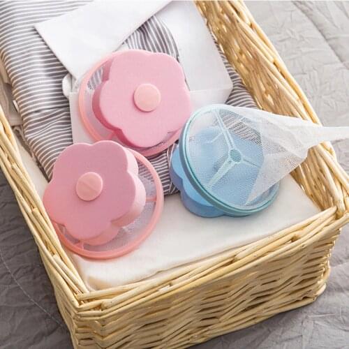 1pc/4pcs/set Floating Pet Fur Catcher Lint Filter Bag Reusable Pet Hair Catcher Remover Tool for Washing Machine Household Tools