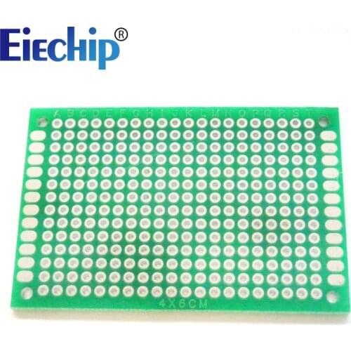 10pcs Double Side Prototype PCB Board 4x6 cm Diy Universal Printed Circuit Board Kit 4*6cm Circuit Prints Soldering Board
