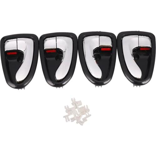 4Pcs Car Inside Door Handle Front Rear Left Right for HYUNDAI ACCENT / VERNA 2000-2006 8261022001LG 8262022001LG
