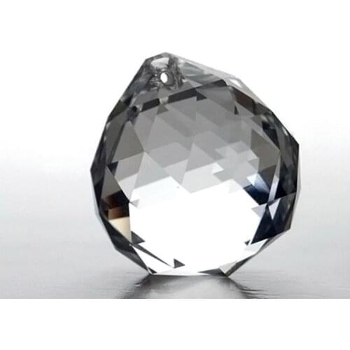 Quality Guaranteed 40mm 240Pcs/lot K9 Clear Crystal Faceted Balls Suncatcher Crystal Chandelier ball SN1491