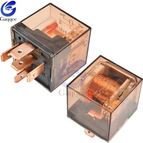 5PCS/Lot Vehicle Relay Shield 12V 100A 5 Pin Waterproof Relay Module SPDT Car Control Auto Power Supply Relay Module Indicator