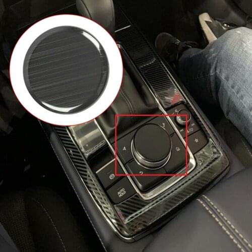 AU04 -for Mazda CX-30 CX30 2020 2021 Stainless Steel Black Gear Shift Panel Button Switch Cover Trim Car Styling