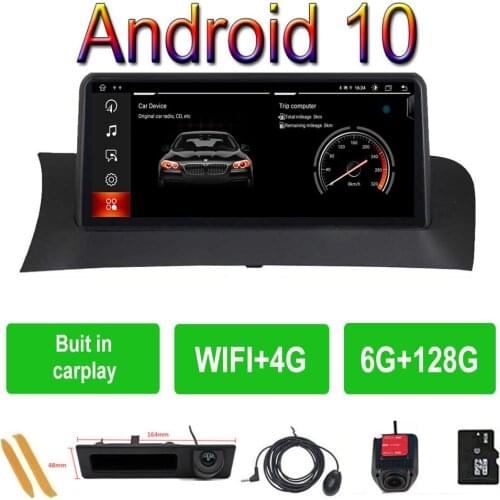 6+128GB Car Radio Android 10.0 Stereo Player GPS Multimedia Navigation For BMW X3 F25 X4 F26 CIC NBT System