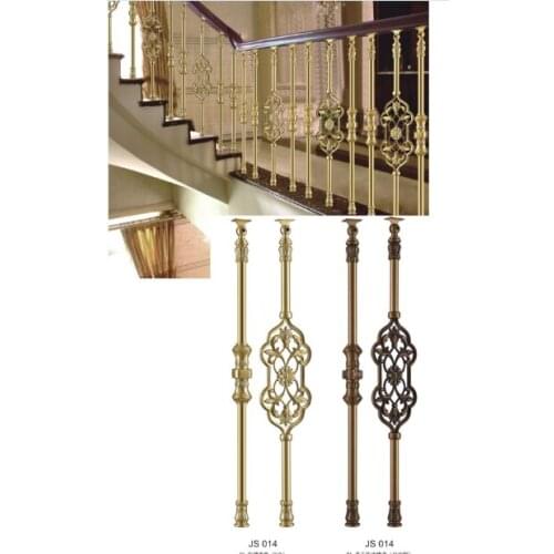 Freeshipping 950mm Al-Mg alloy column Floor Mount Newel Post Pair