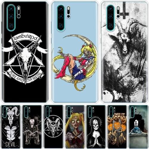 Goat of mendes anime skull Phone Case For Huawei Honor 9 8A 8S 8X 7X 7A 20 10 Lite Pro 9X Y9 Y8 Y7 Y6 Y5 V20 V30 10i20i Y9S Coqu