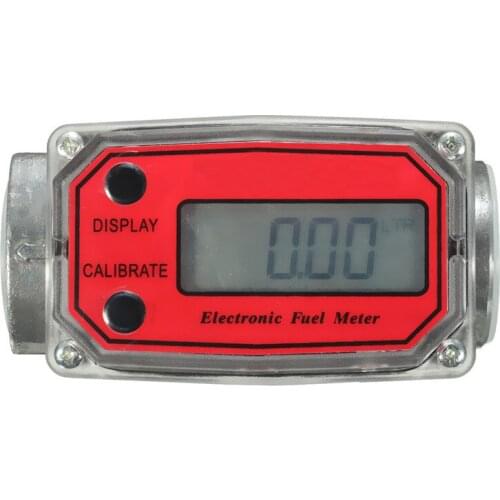 Digital fuel flow meter diesel gasoline methanol water flowmeter counter alcohol caudalimetro fuel flow sensor indicator gauge