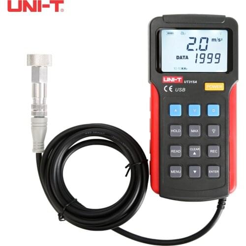 UNI-T UT315A Digital Vibration Tester USB Vibration Analyzer Medidor Vibraciones Precision Measuring Vibrator
