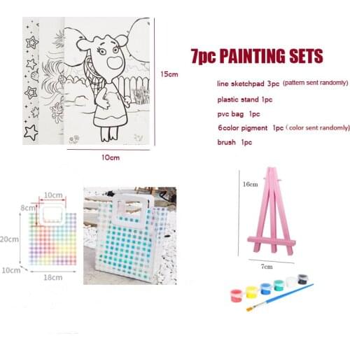 Color Suit Mini Painting Sets Have Leishe Bag And Pigment For Gift Or Birthday Gifts